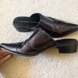 New Western cowboy/cow girl mules. Size 10
